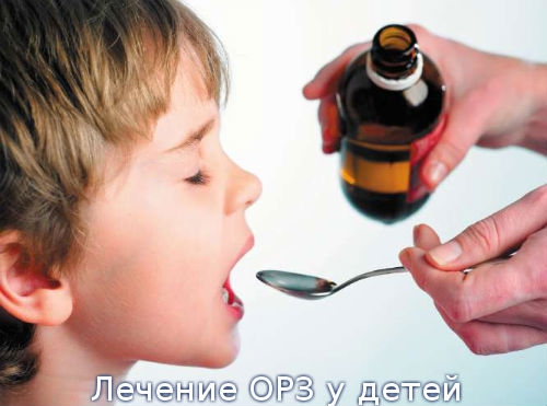 Лечение ОРЗ у детей